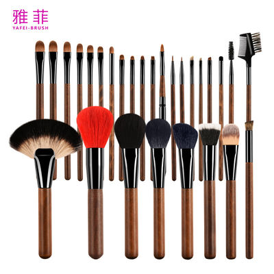 Купить 189A0428 Производитель 28PCS Животные волосы Медная трубка Деревянная ручка Производство в сети
