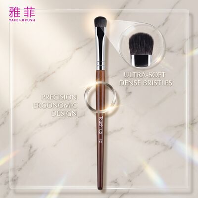 Купить Luxury Smudge Eyeshadow Brush Premium Sable Hair настраиваемый дизайн макияж глазный аппликатор с эргономичной ручкой Производство в сети