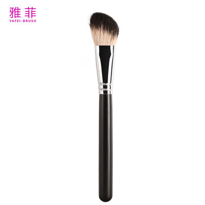 A28 SGS Fine Goat Hair Contour Makeup Brush с гладкой медной феррулой