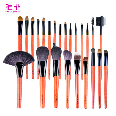 267A19824 OEM ODM Factory 24 Pieces High Quality Makeup Brush Set With Holder Bag Contour Powder Concealer Blush (Фабрика 24 штук высококачественной макияжной щетки с карманным пакетом)