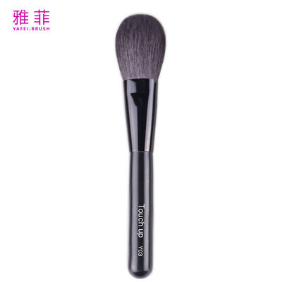 Sable Grey Flat Round Large-Area Blush Brush for Contouring & Blush, OEM/ODM Services Available-Product Code: Y03 (Саблевый серый плоский круглый большая площадь краска для контурного и красного цвета, OEM/ODM услуги доступны)